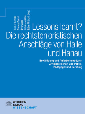 cover image of Lessons learnt? Die rechtsterroristischen Anschläge von Halle und Hanau